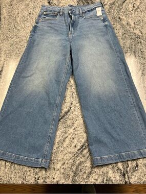 Gap High Rise Stride Ankle Denim Jeans